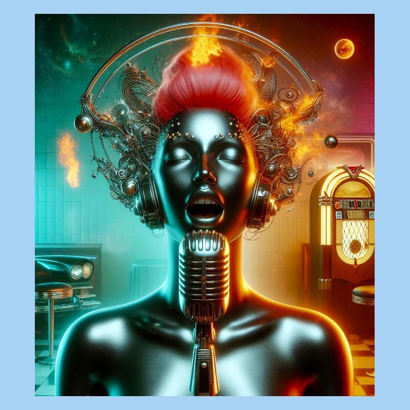 Chanteuse Juke-box