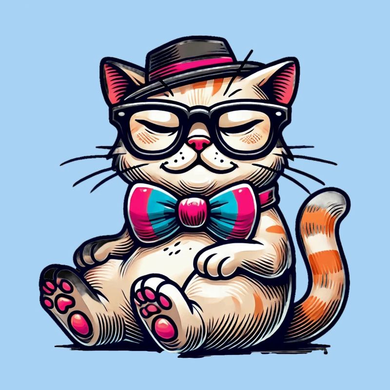 stilvolle Katze