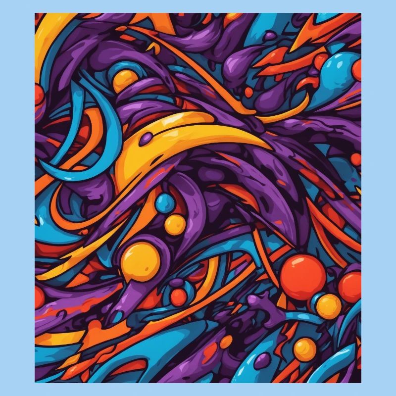 Abstract color composition