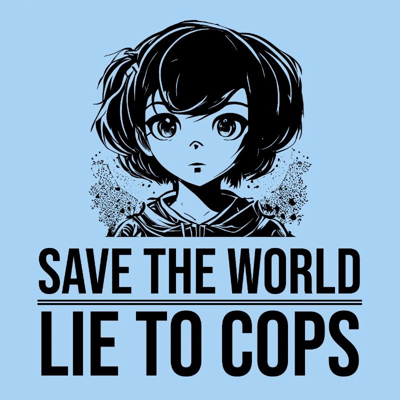 save the world lie to cops