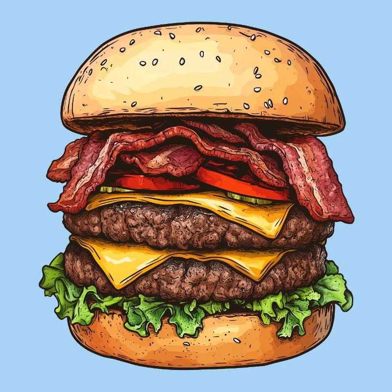 Cheeseburger double bacon :)