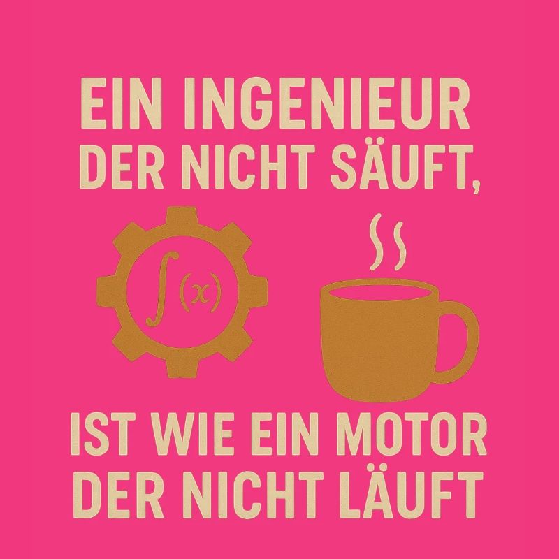 Ingenieur Humor Kaffee Motor