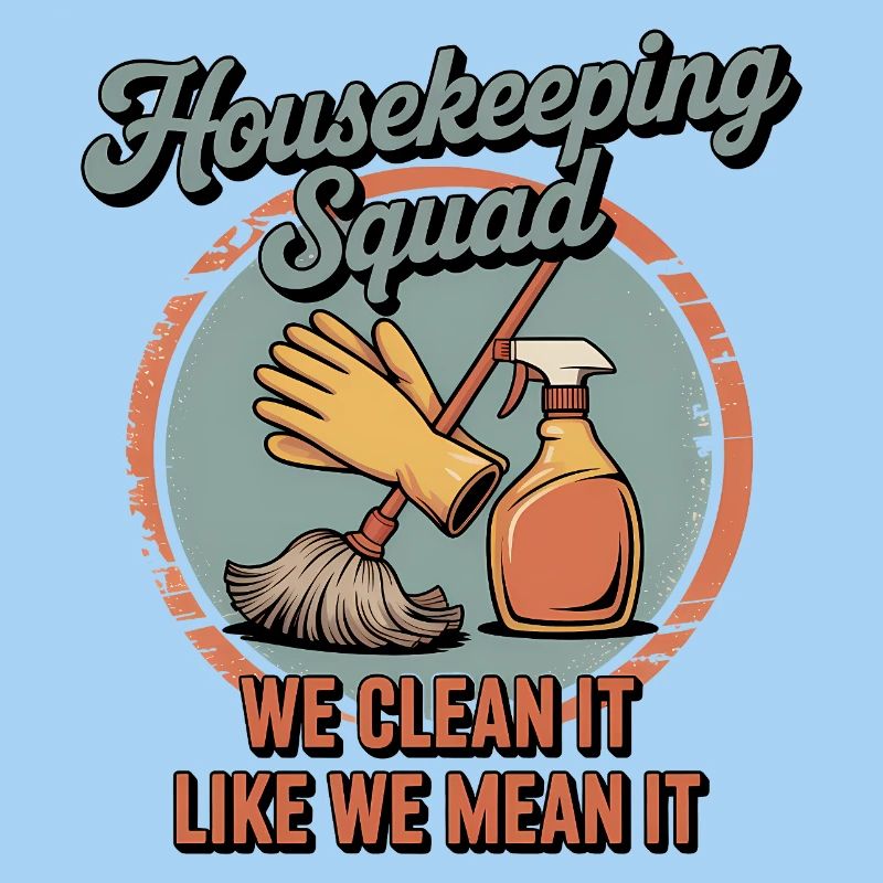 Funny Cleaning Design
