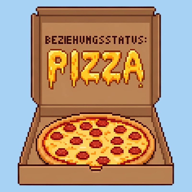 Statut relationnel Pizza célibataire Saint-Valentin