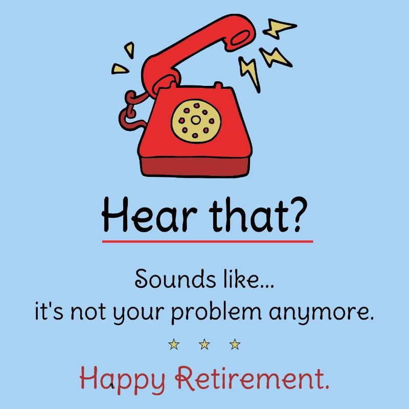 Frohen Ruhestand Witzig