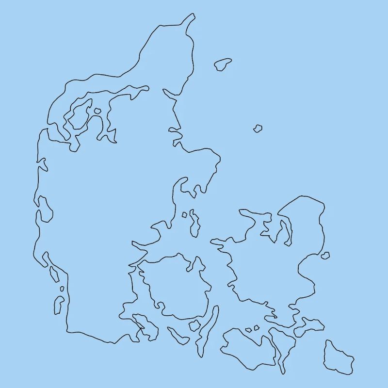 Denmark map