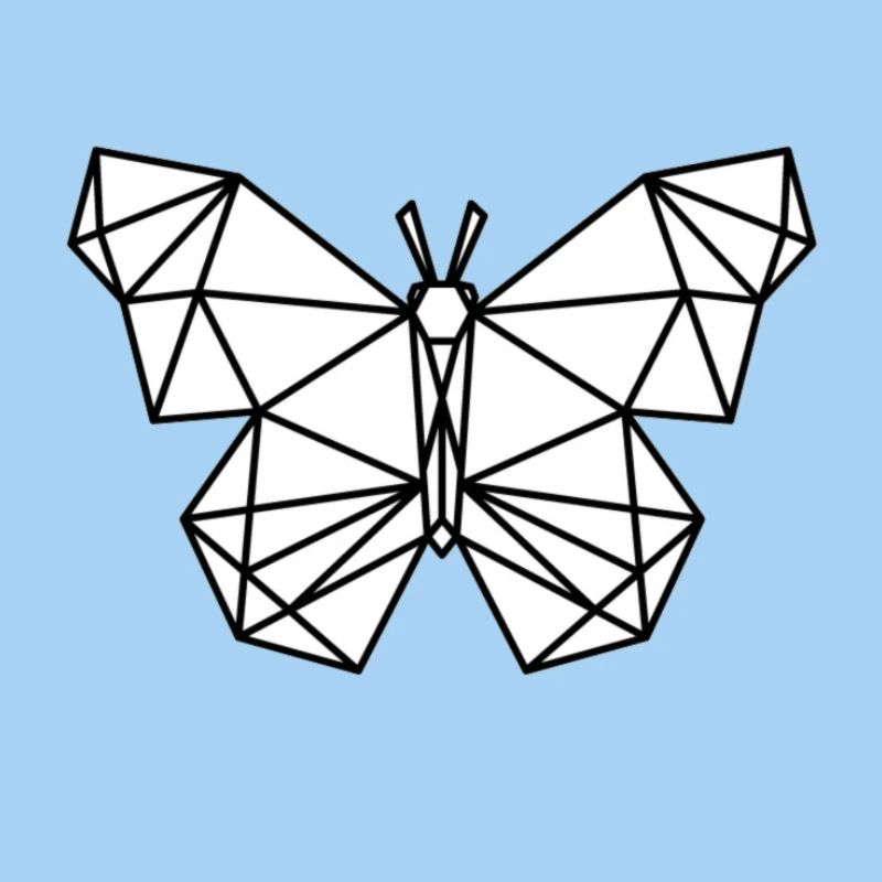 Simple butterfly design