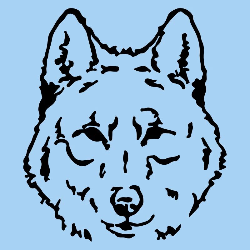wolf face