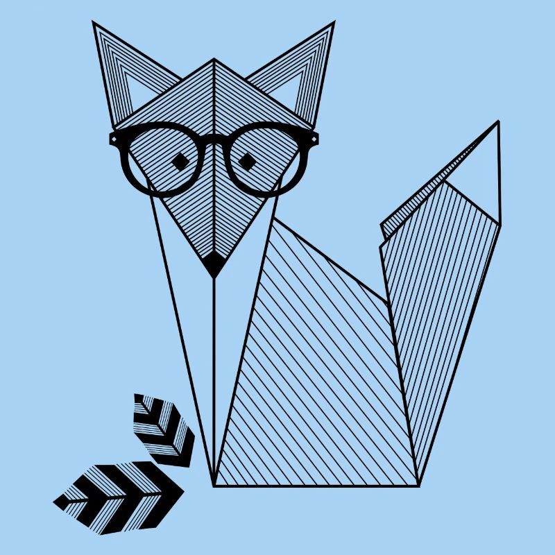 Fuchs mit Brille