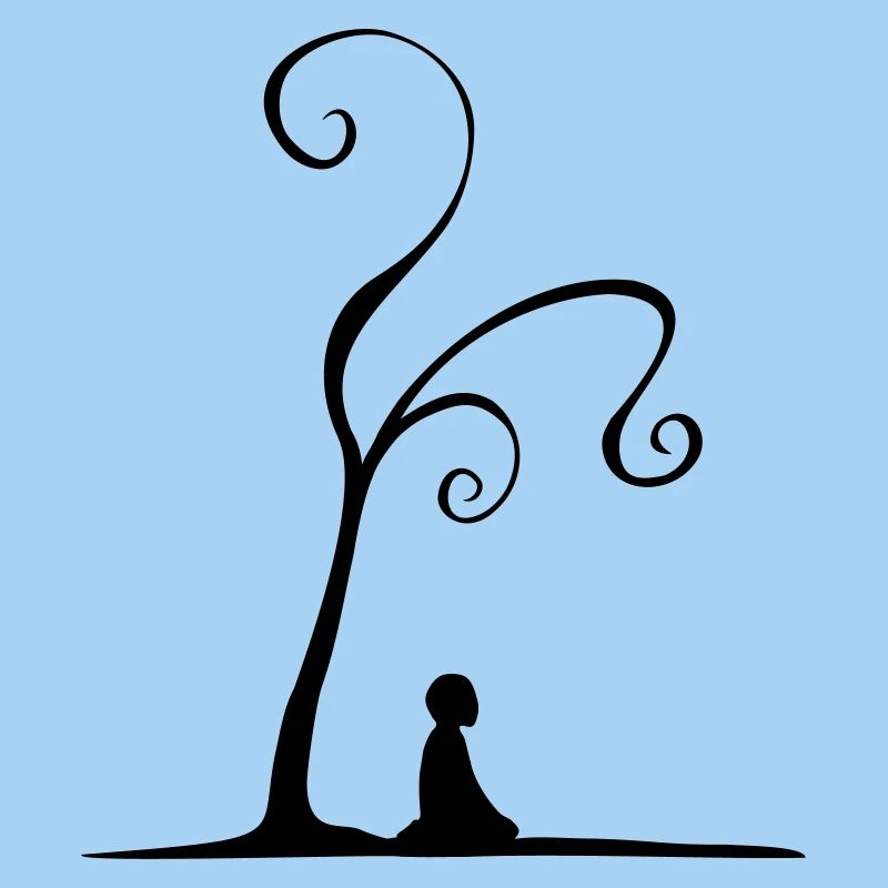 meditation under tree
