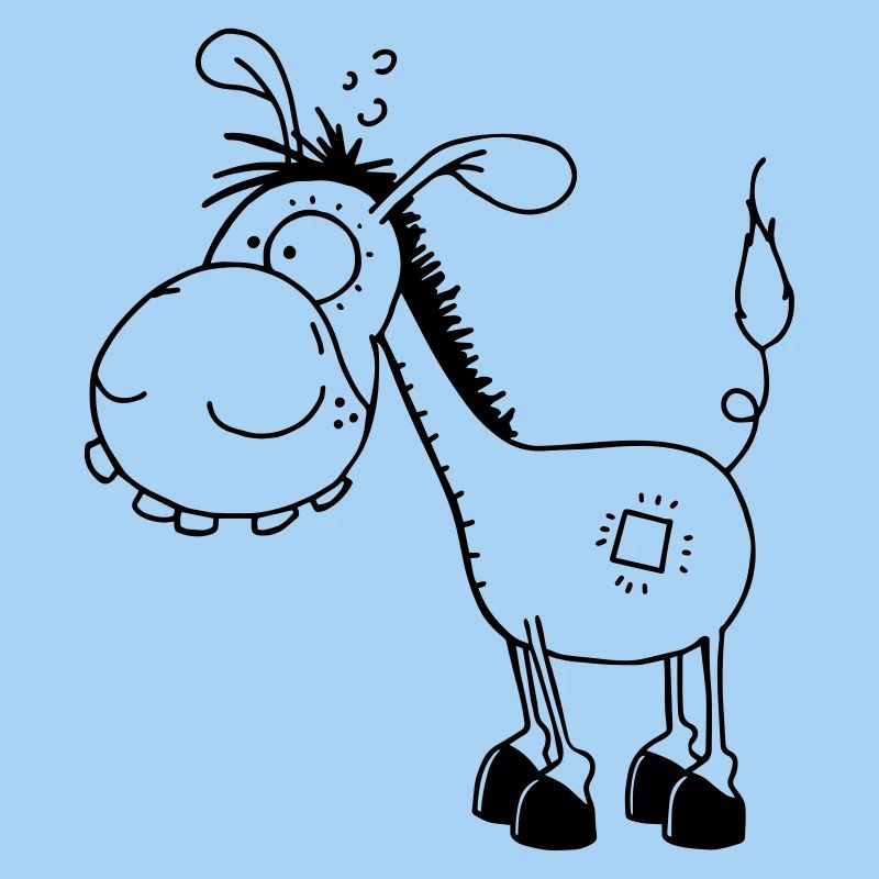 Esel - Langohresel - Eselchen