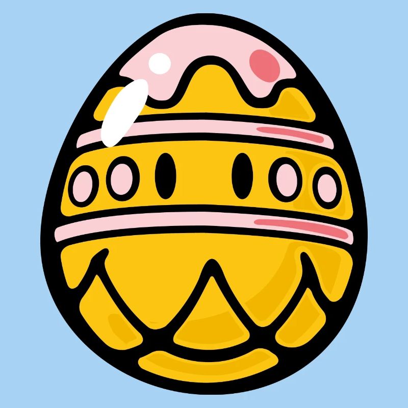 Smiley Easter Egg