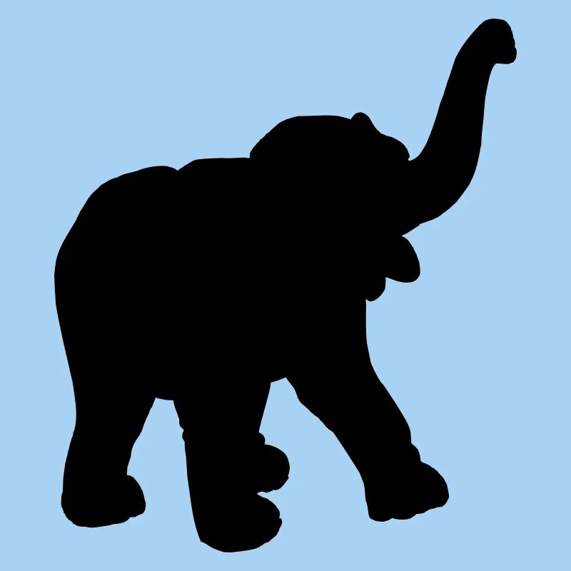 Joyeux jeune éléphant du cirque