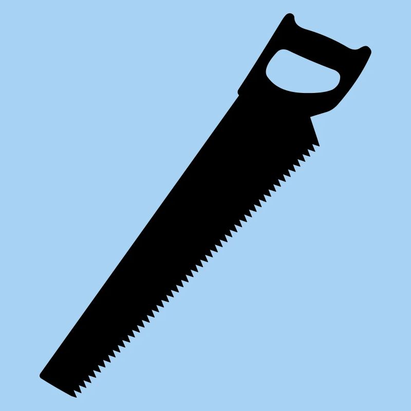 Säge für Tischler oder Holzarbeiter Logo