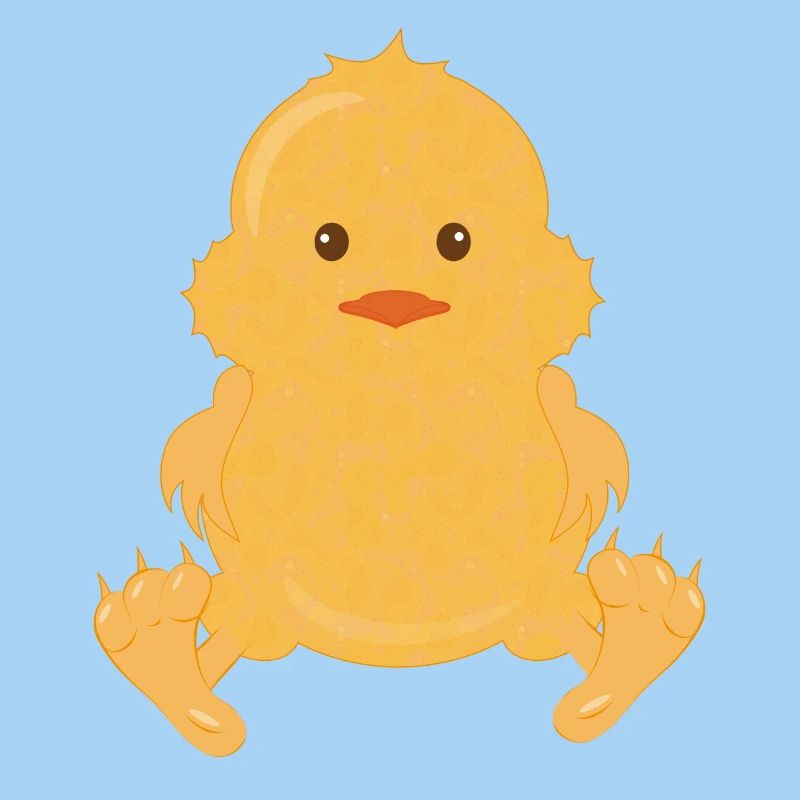 Oh comme c’est doux! Un poussin nouvellement éclos