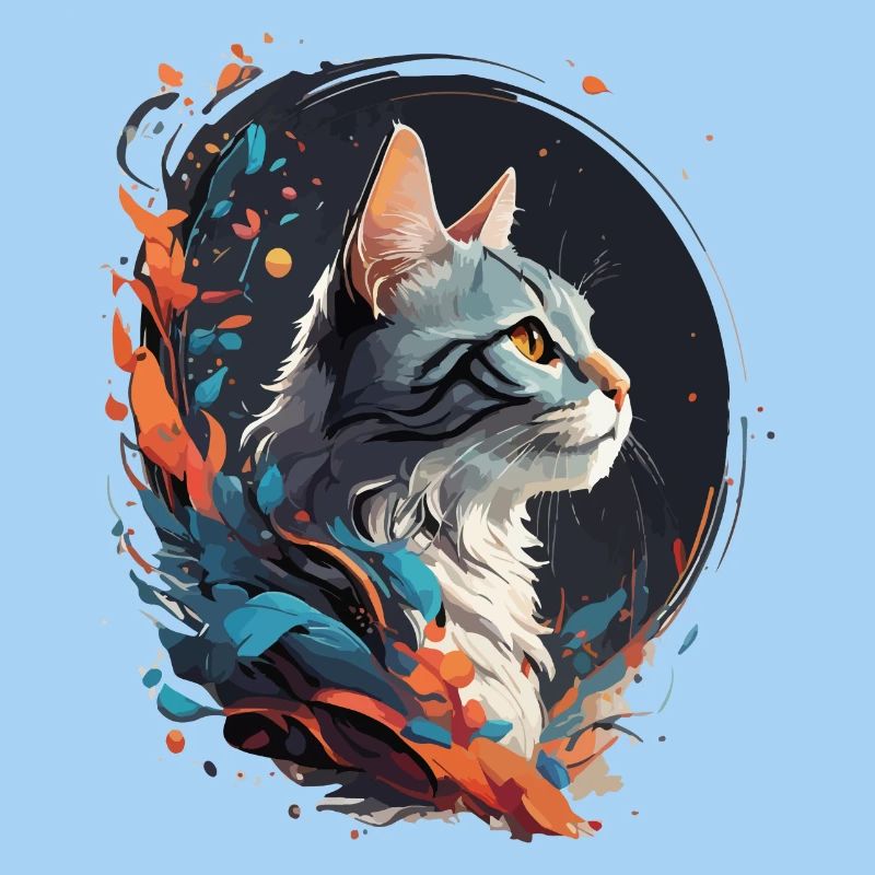 Bunte Katze