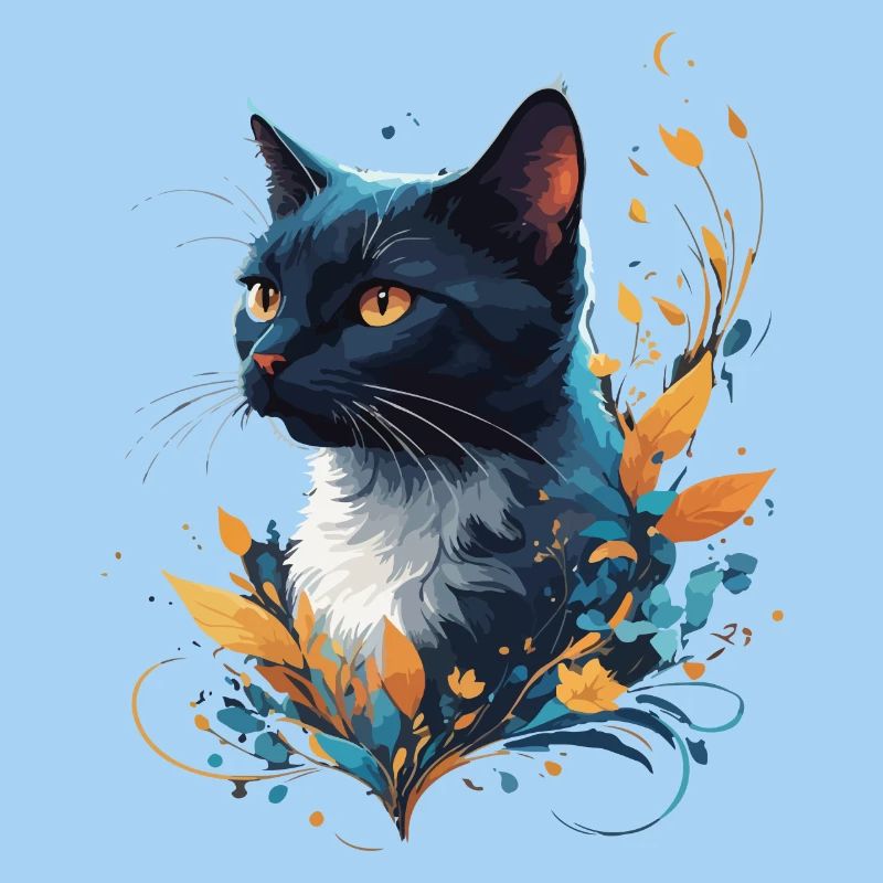 Bunte Katze