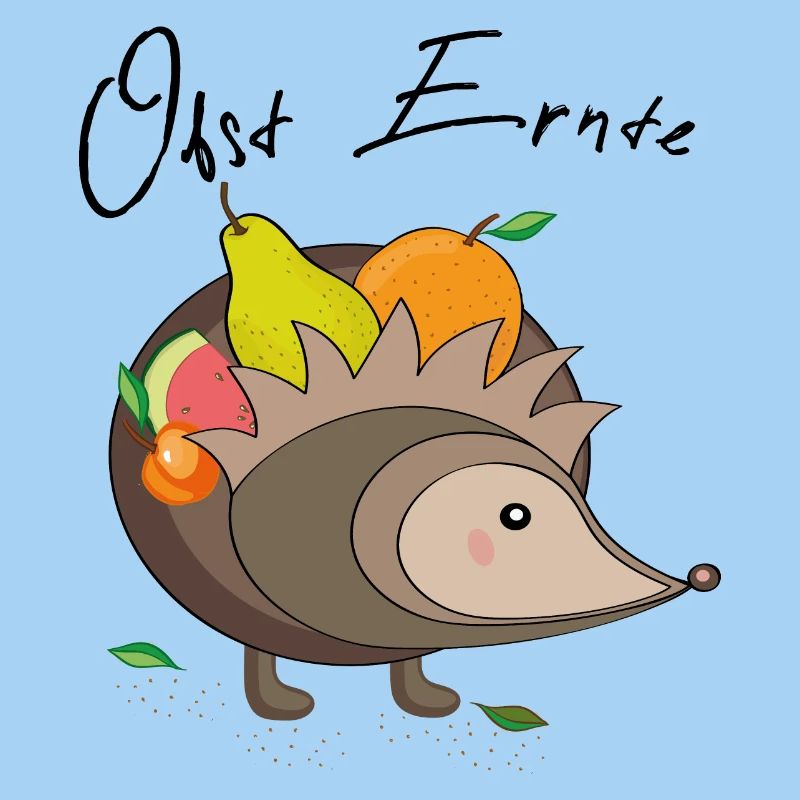 Obst Ernte Igel