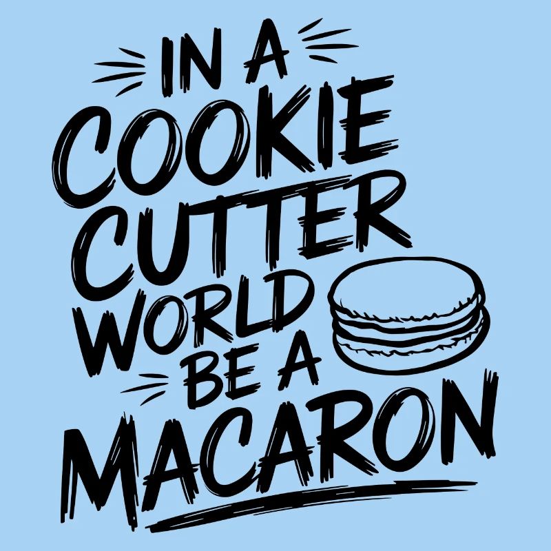 Sei wie ein bunter Macaron