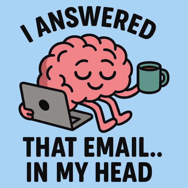 J’ai répondu à cet e-mail... Dans ma tête