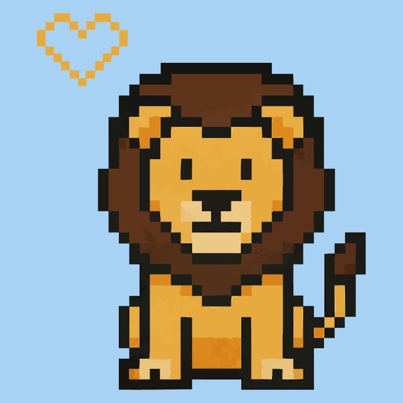 Löwe Pixel