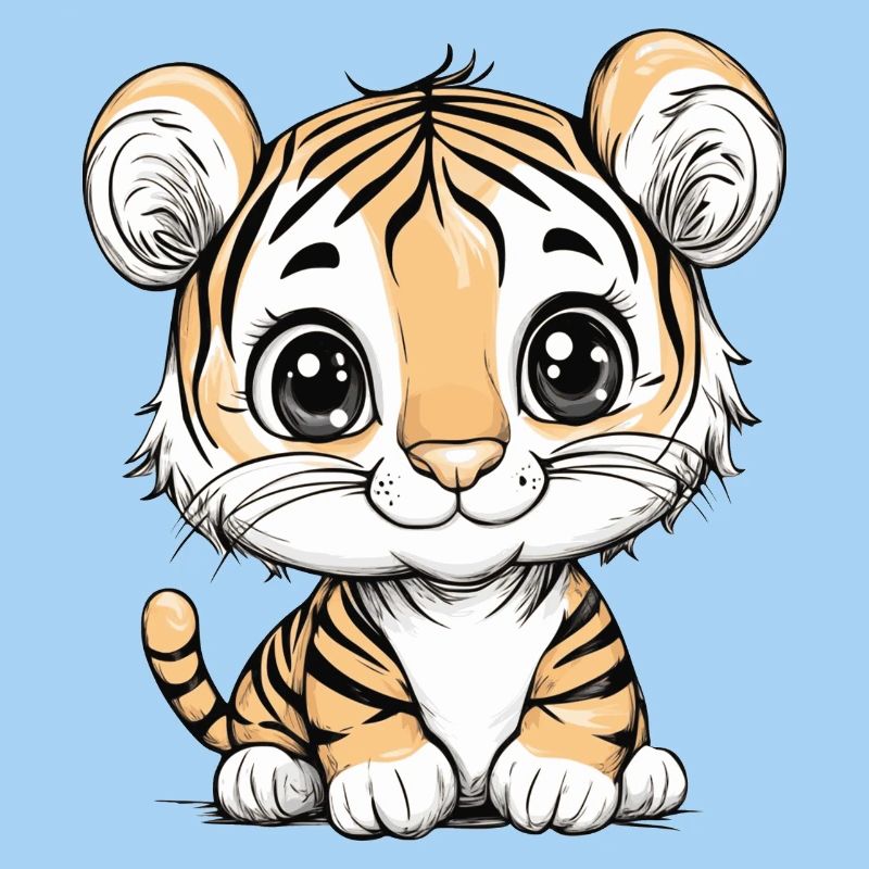 Kleiner süßer Tiger