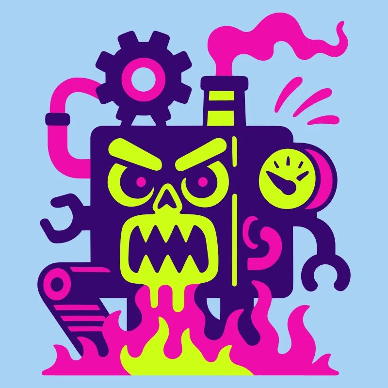 Monster Machine on Fire