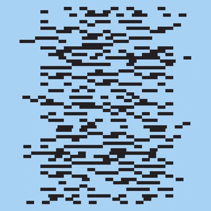 Glitch Stripe Abstract Night