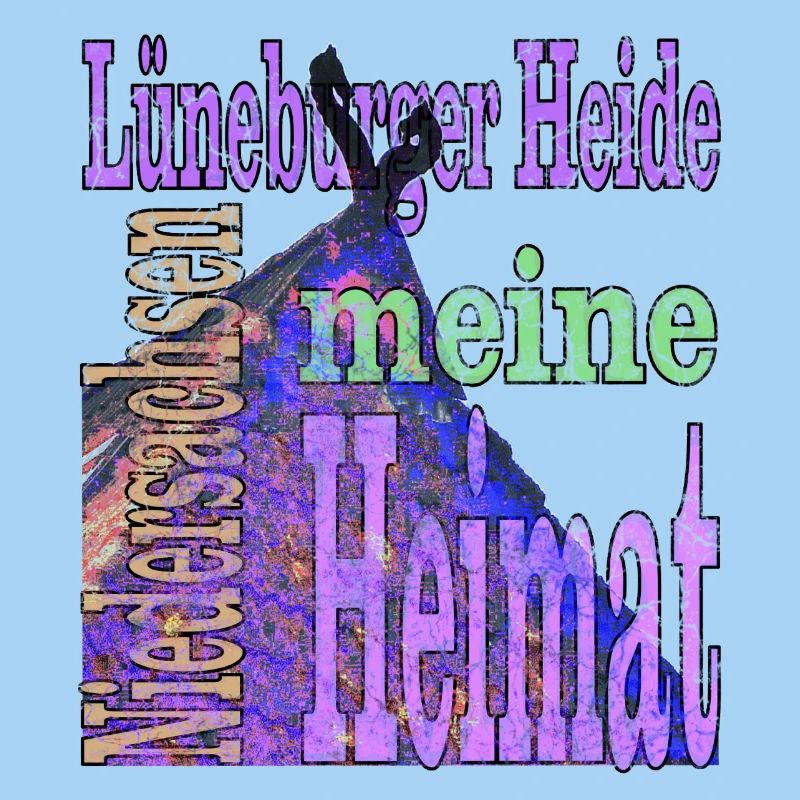 Lüneburger Heide mit Text