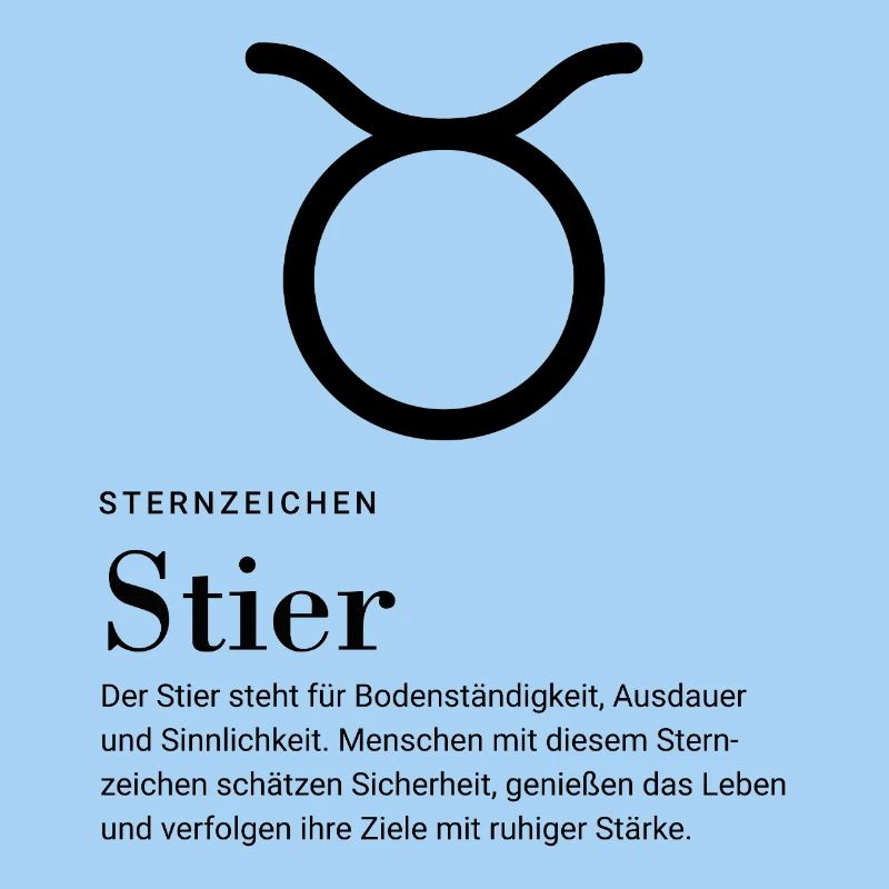 Sternzeichen Stier