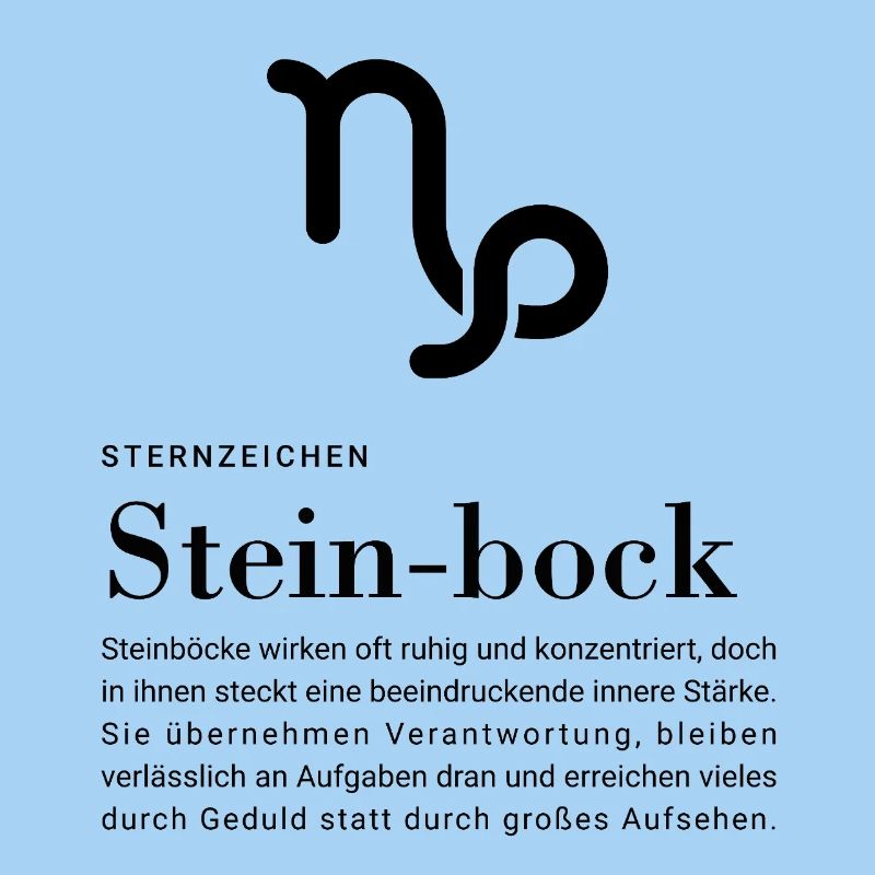 Sternzeichen Steinbock
