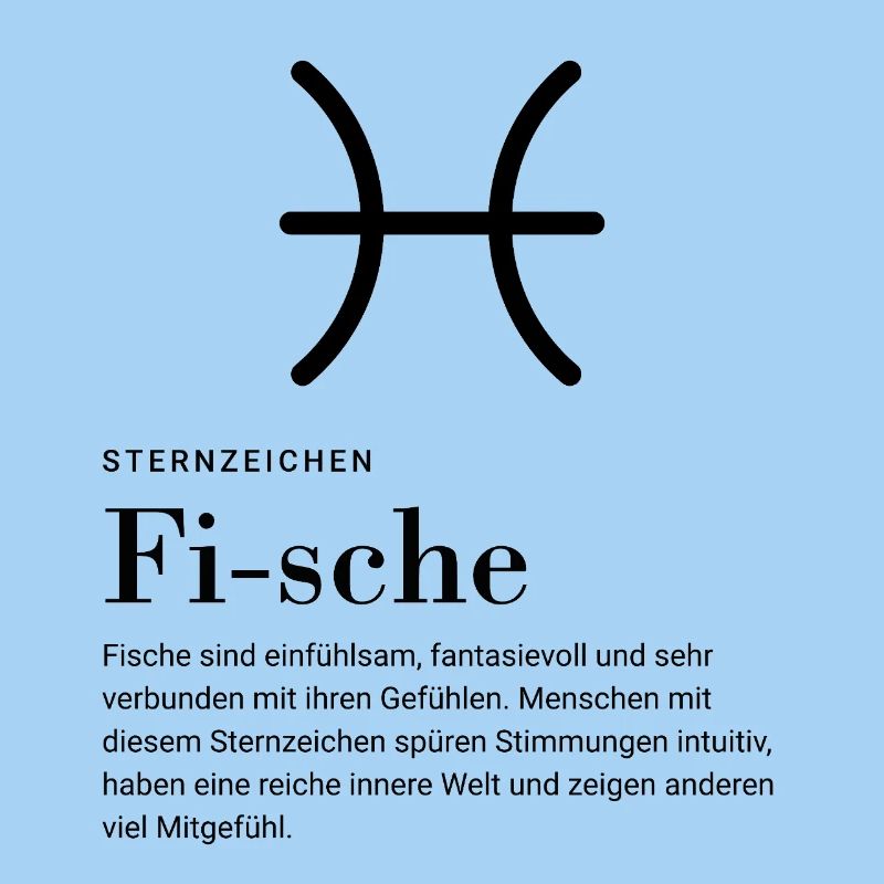 Zodiac sign Pisces