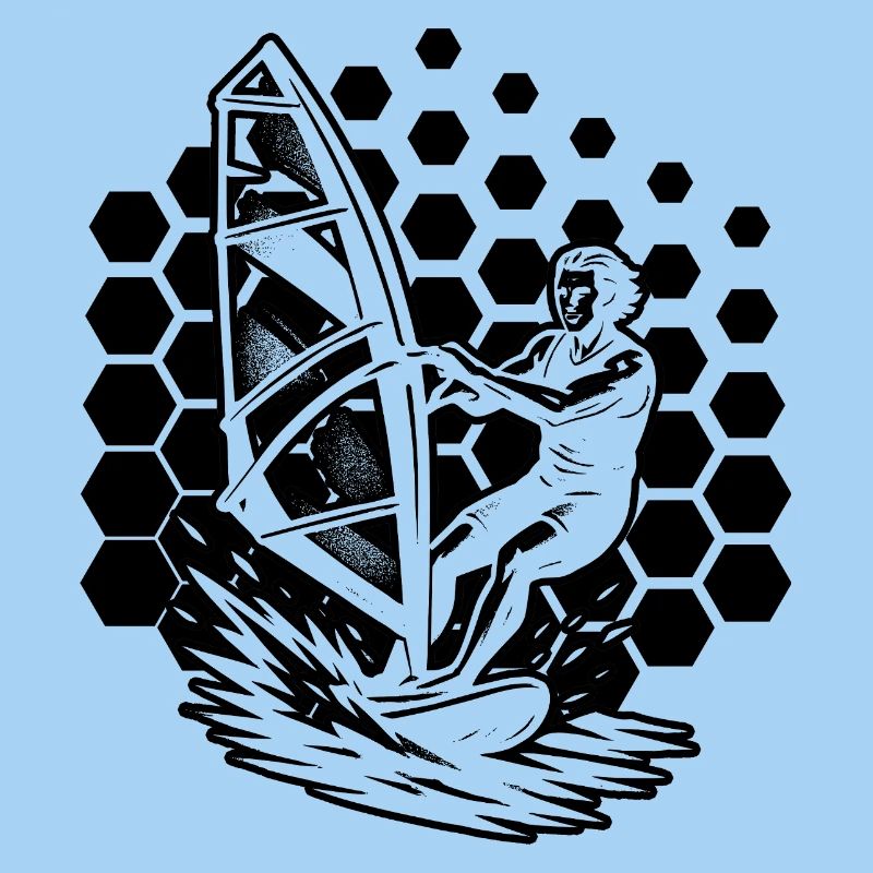 Klare Windsurfing Botschaft