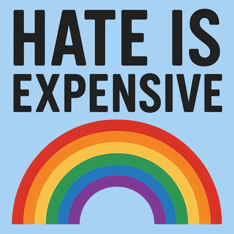 Hate Is Expensive Rainbow