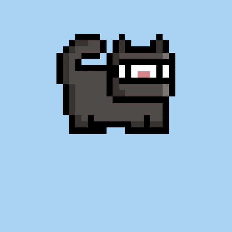 Retro Ninja Cat