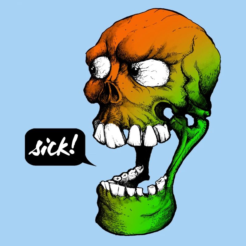 Psychedelic Skull