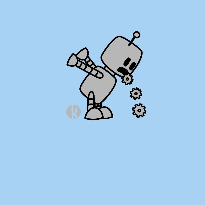 Robo Kotz - Funny robot design gift
