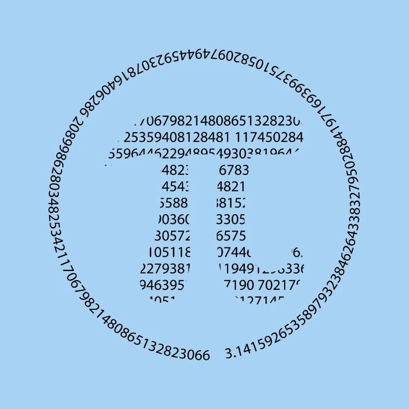 Pi - Pi Day - noir
