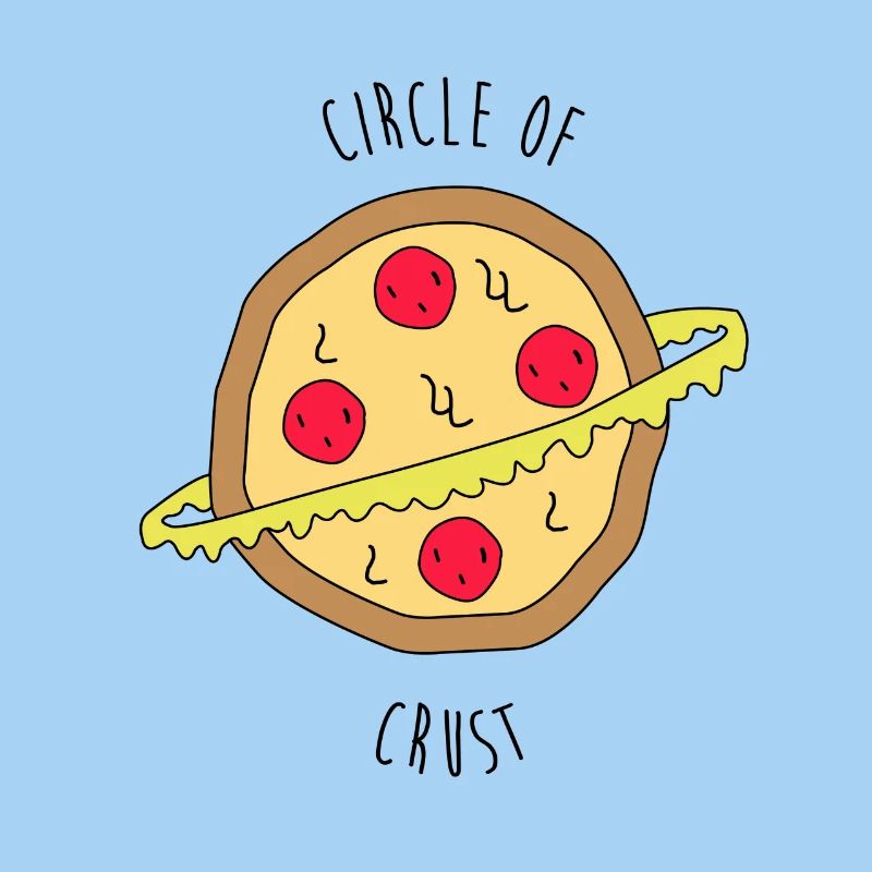 Pizza Cercle de croûte