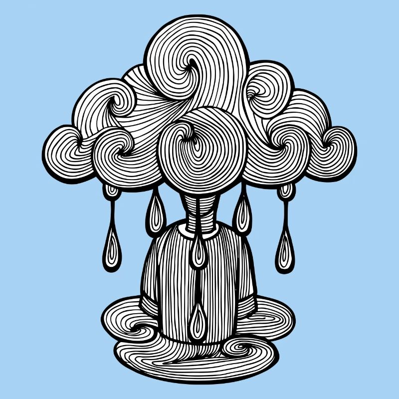 Cloud Monday rain, Monday is bad ...