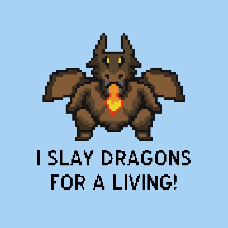 Les dragons tuent le jeu de pixel