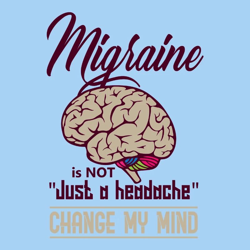 Headache migraine illness gift brain