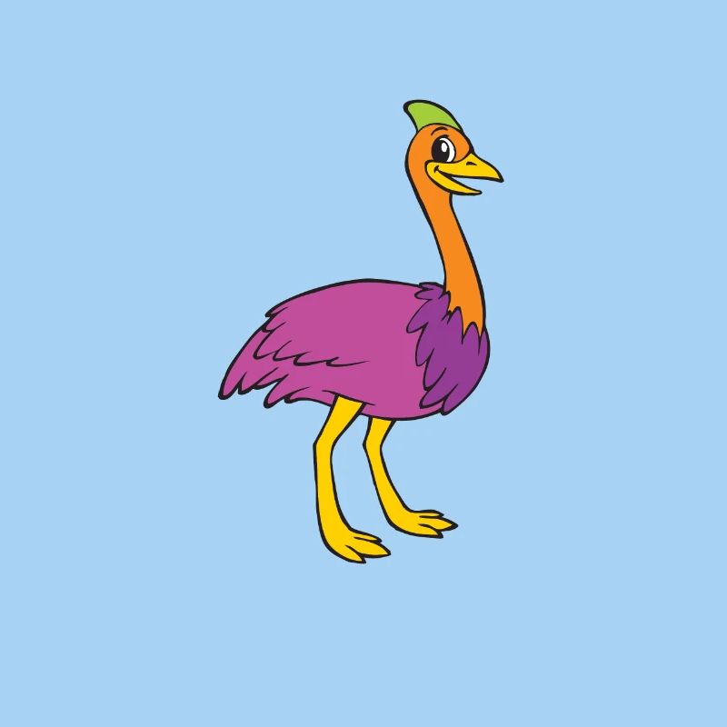 Vogel Strauß