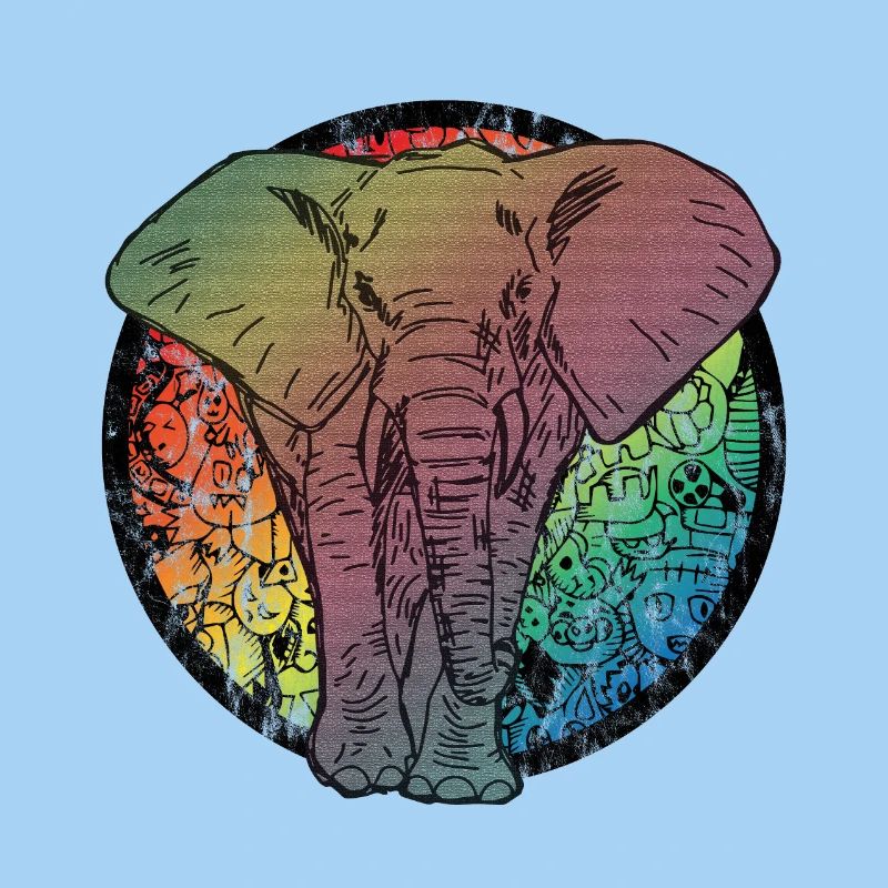 Caricature d'éléphant