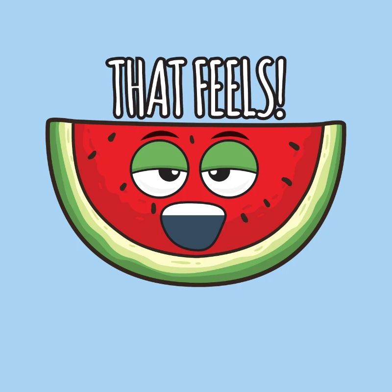 Freundliche Wassermelone