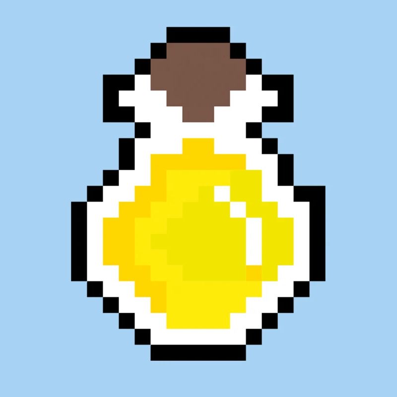 Trank gelb Pixel