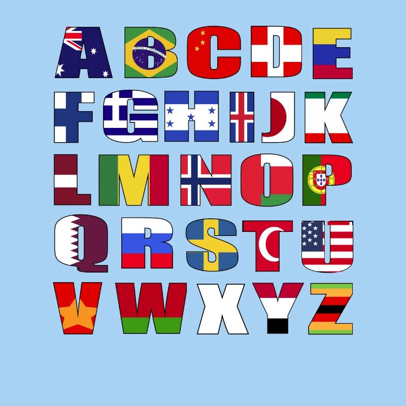 Pays Drapeaux Alphabet