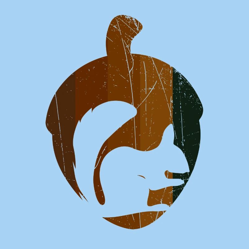 Squirrel hazelnut - design