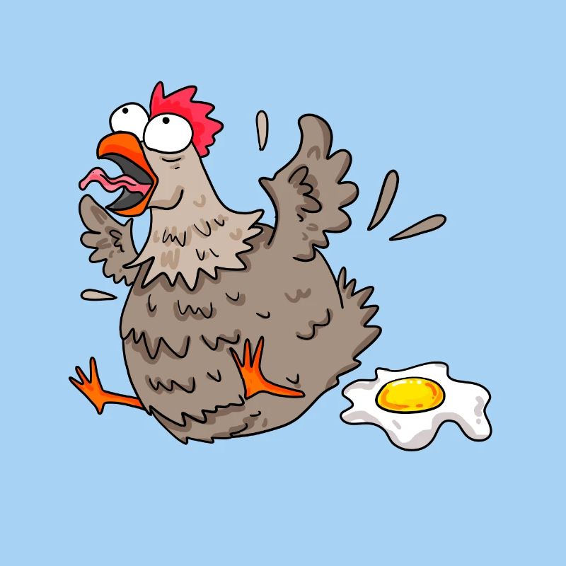 Poulet drôle