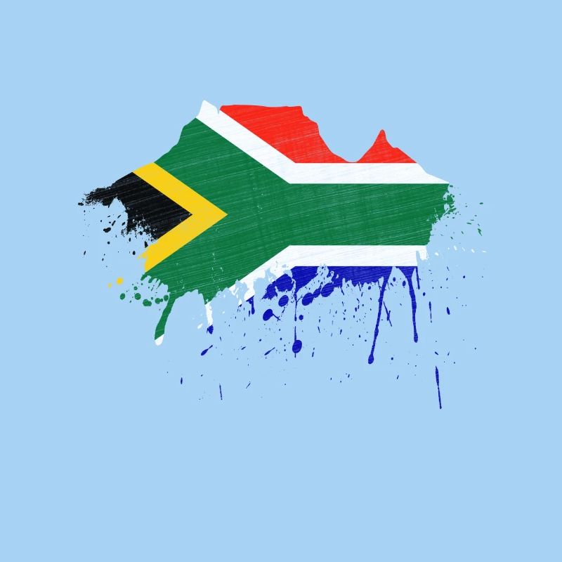 Cap Skyline Afrique du Sud drapeau drapeau Cape Town